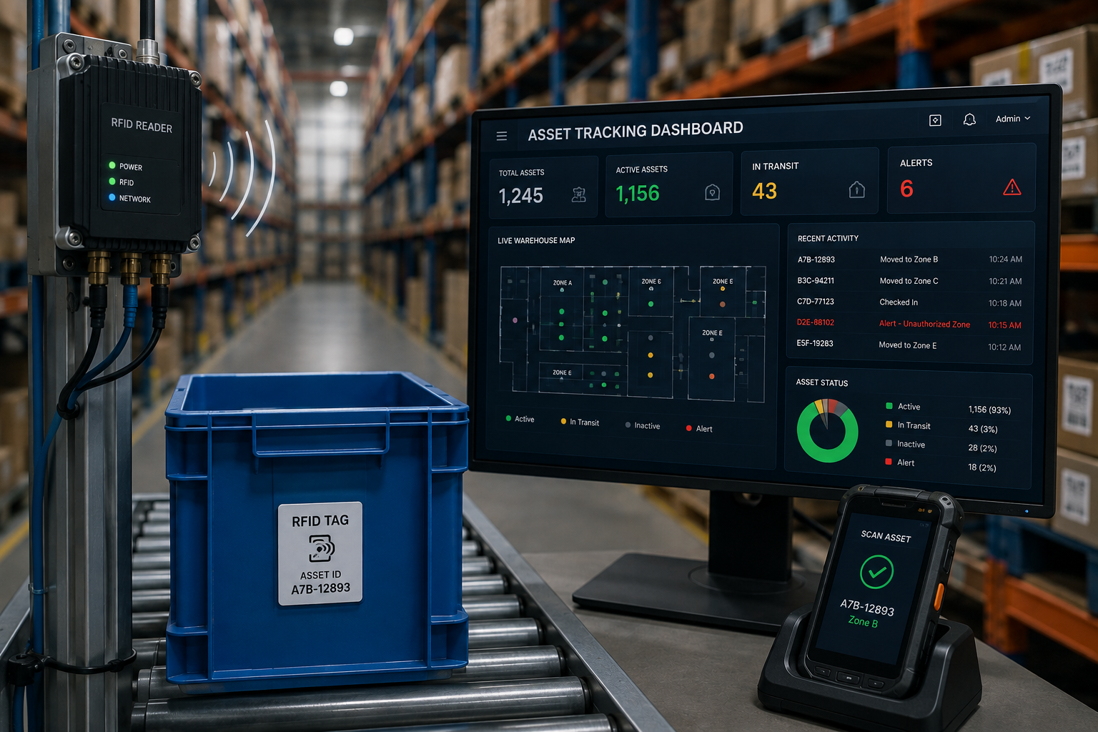 RFID-Based Asset Tracking for Warehouse