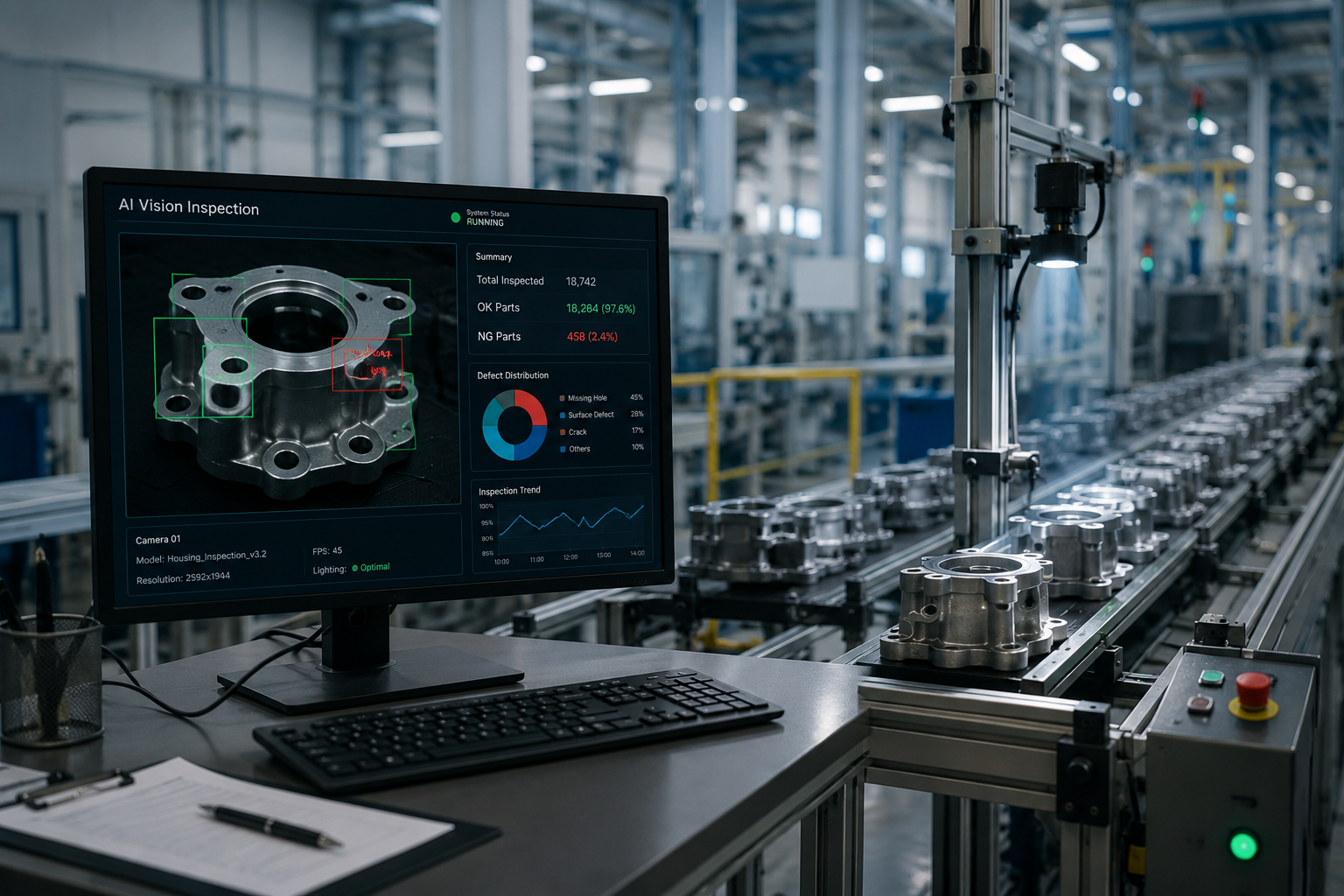 Defect Detection System in Production Line